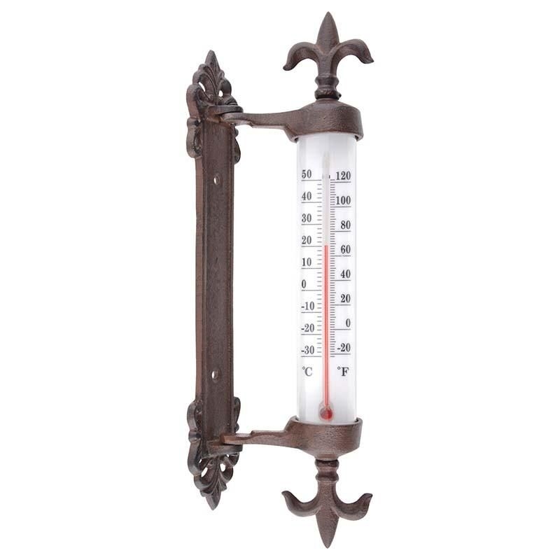 Thermomètre fenêtre en Fonte 30cm