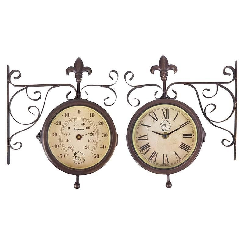 Horloge extérieure avec thermomètre