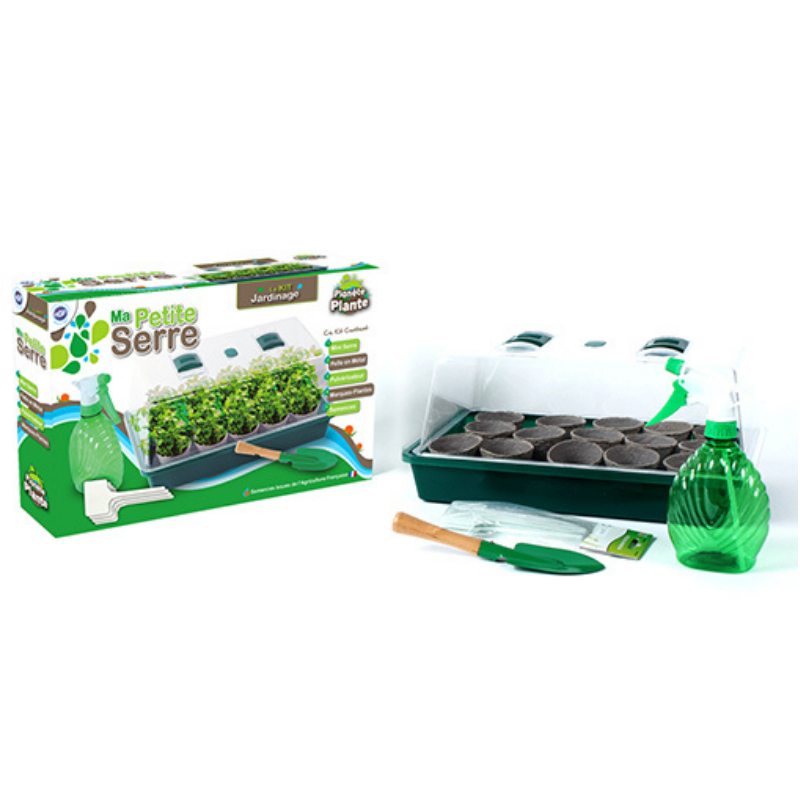 Kit jardinage 15 pots Semences & Accessoires