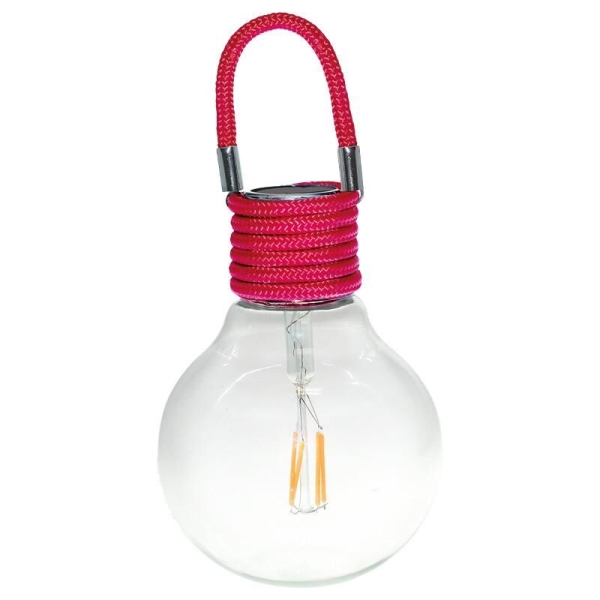 Grosse ampoule design LED couleur Framboise