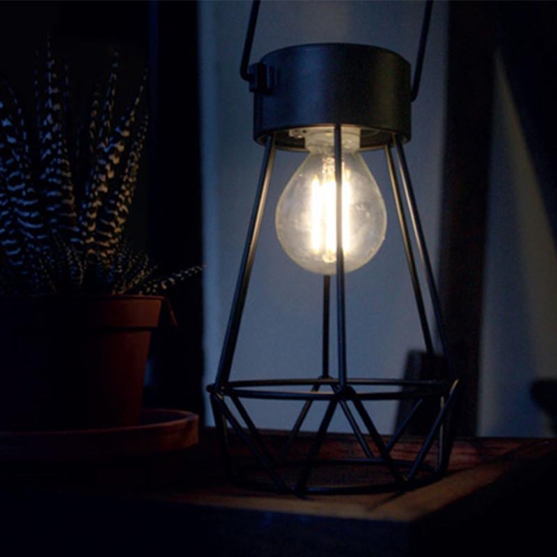 Lampe ampoule à filament style industriel