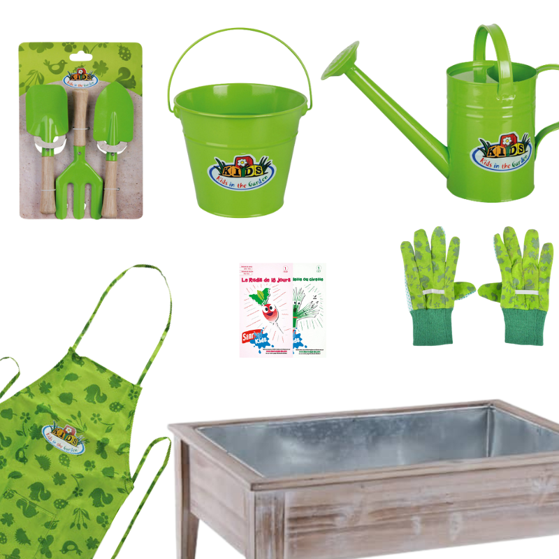 Kit jardinage enfant 4 - 8 ans