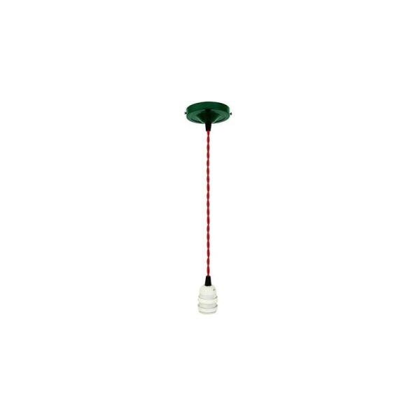 Suspension luminaire Rouge et Vert