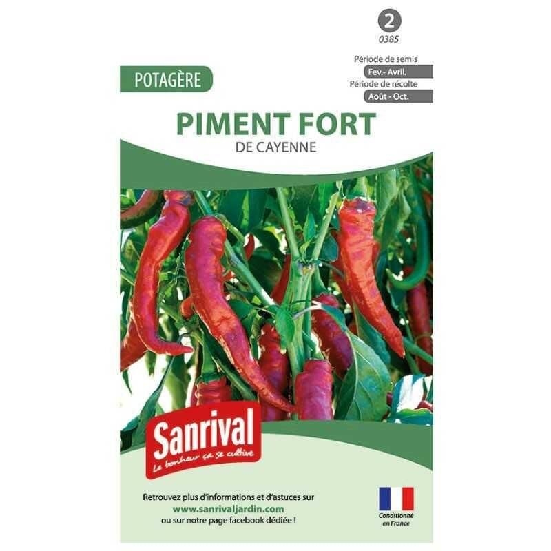 Graines Piment Fort de Cayenne