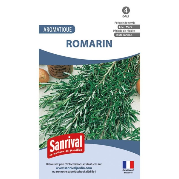 Graines aromatiques romarin vivaces