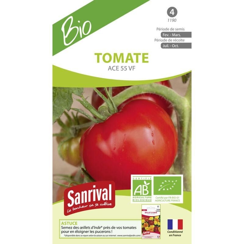 Graines de tomates ACE 55 VF AB Bio