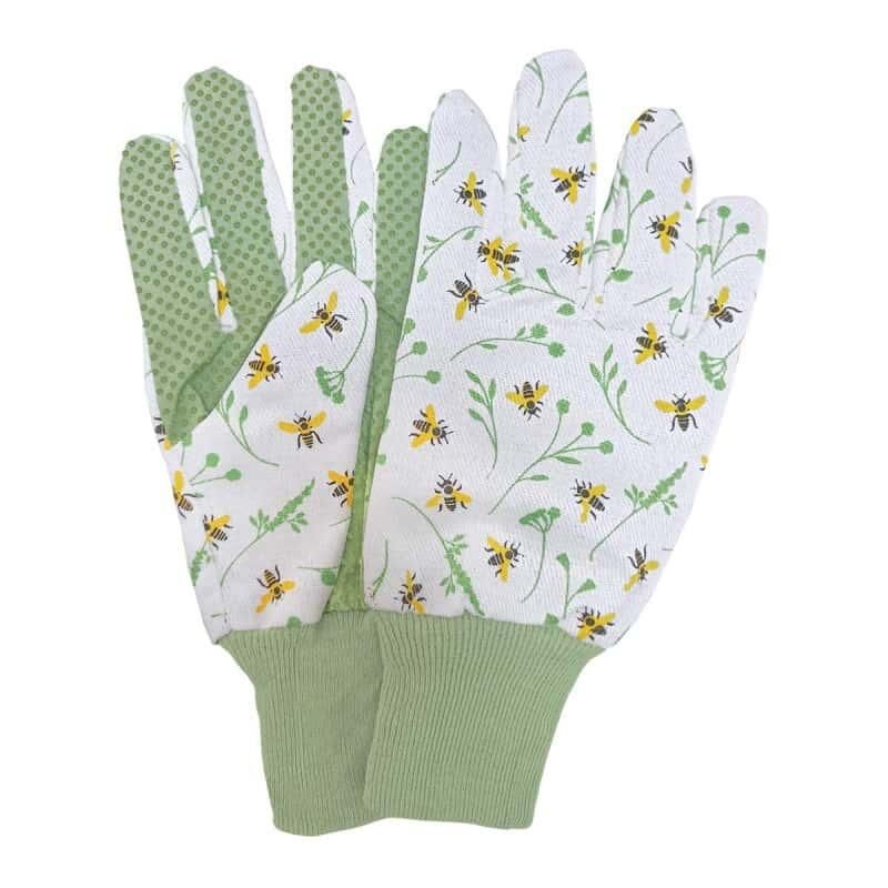 Gants jardinage imprimés abeilles TU