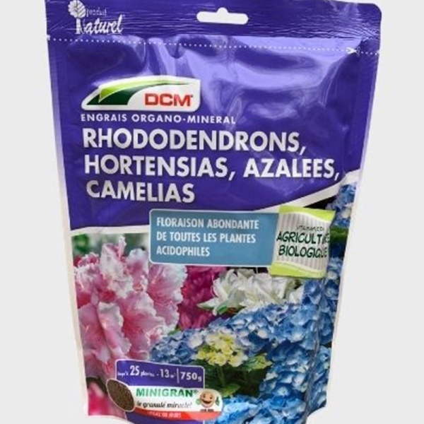 Engrais pour Rhododendrons, Hortensias, Azalées, Camélias