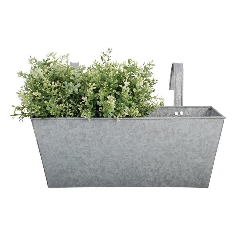 Jardinière zinc avec accroche