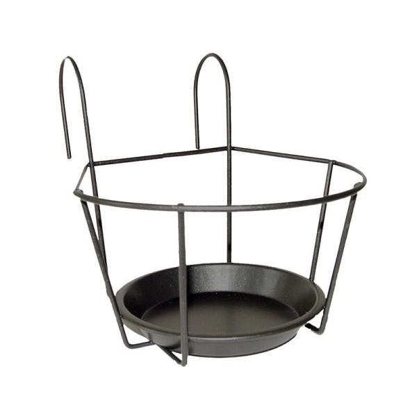 Support pot rond pour balcon 11cm