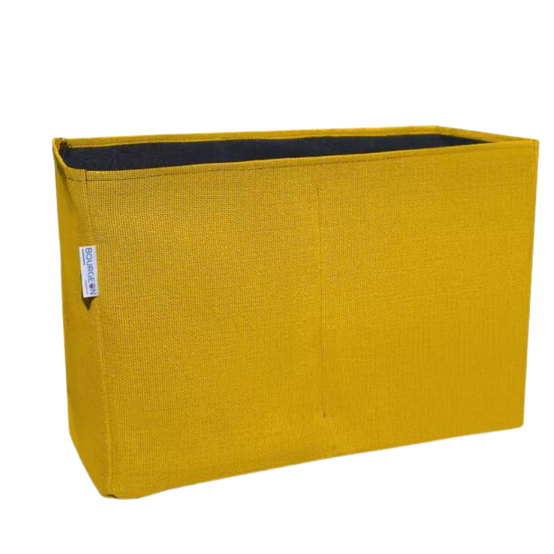 Jardinière haute tissu respirant 50 cm Jaune