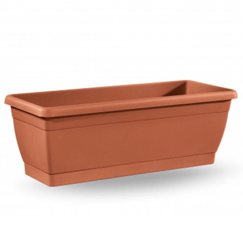 Jardinière plastique Brique Roxanne 40 cm