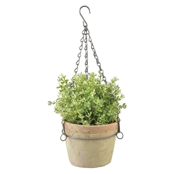 Pot suspendu en terre cuite 17 cm