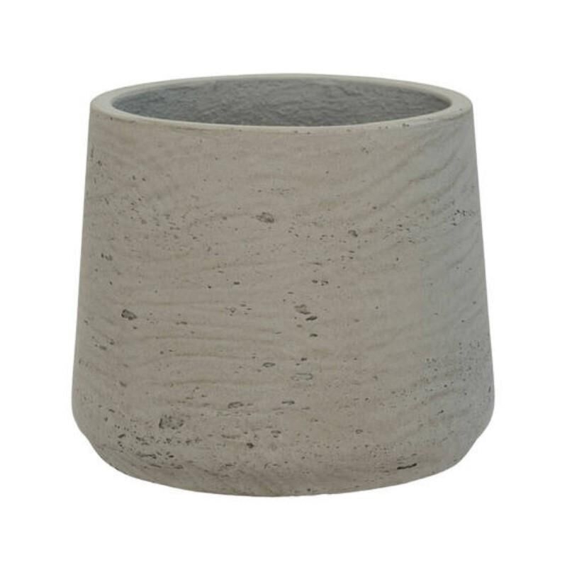 Pot Patt XL Gris Effet béton 20cm