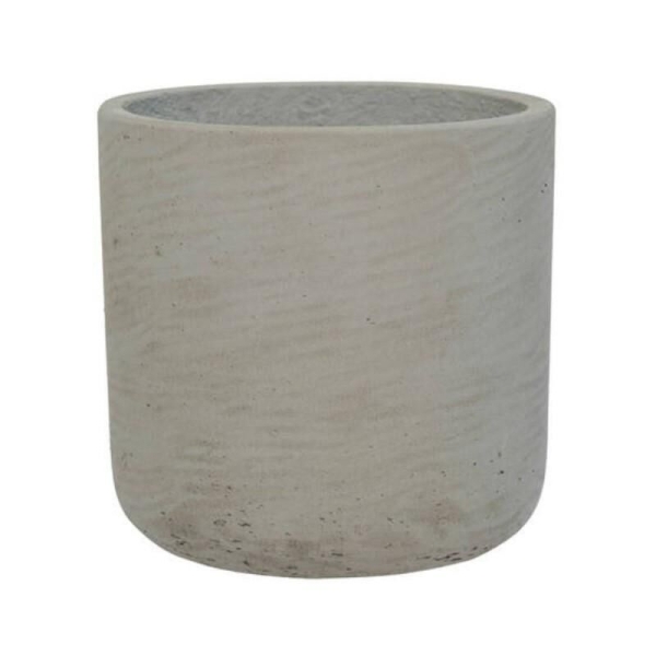 Pot Charlie S Gris Effet béton 15cm