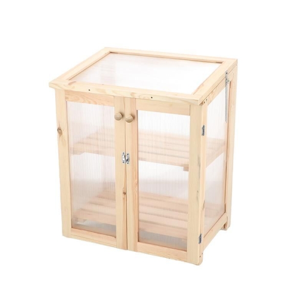 Serre de terrasse Polycarbonate en Bois 85cm