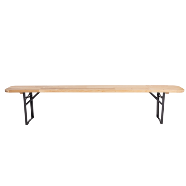 Banc table de jardin brasserie en bois 220cm