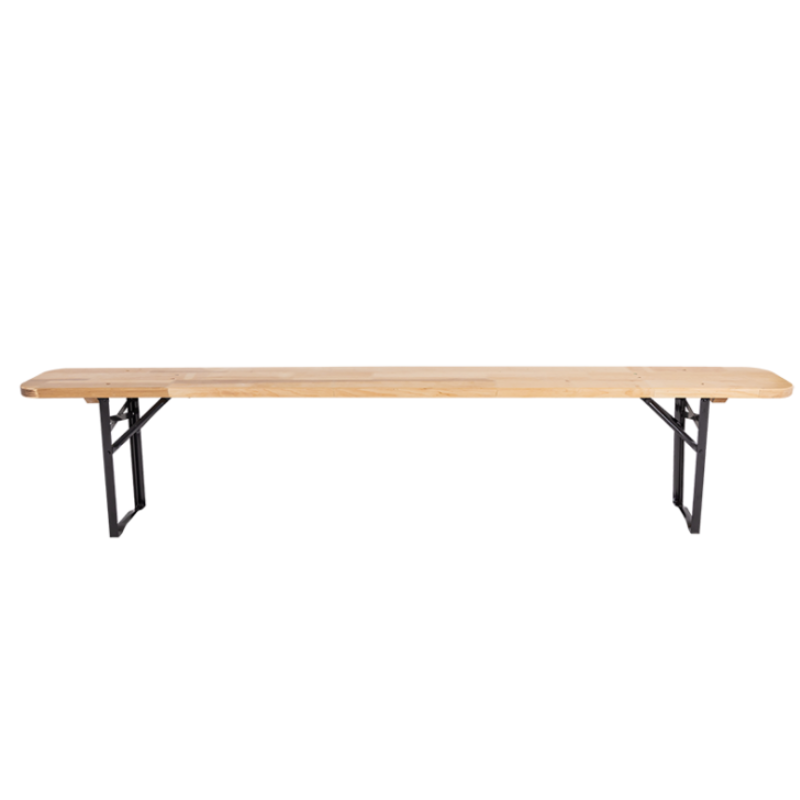 Banc table de jardin brasserie en bois 220cm