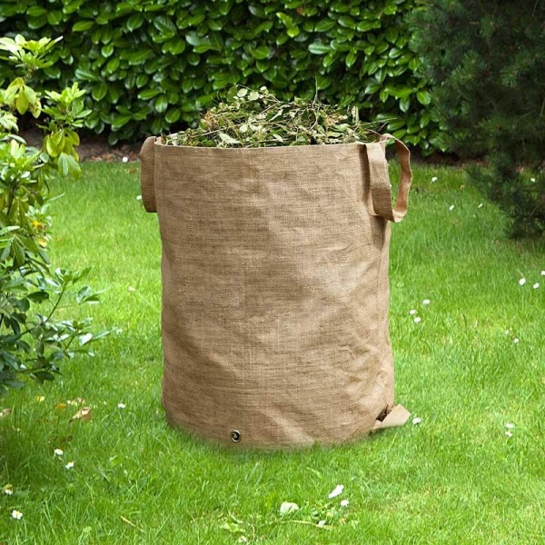 Sac à Dechets Verts en toile de jute 125L