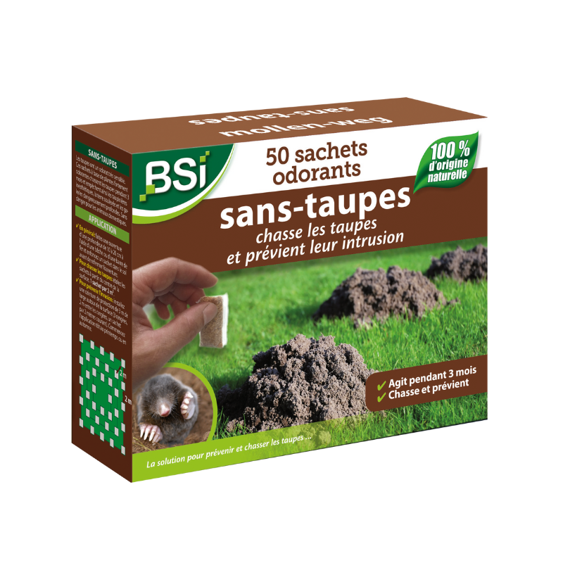 Répulsif taupe écologique 50 sachets