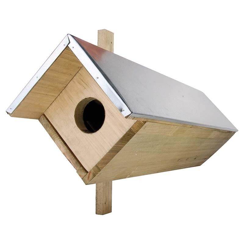 Nichoir Chouette Chevêche en bois 81 cm