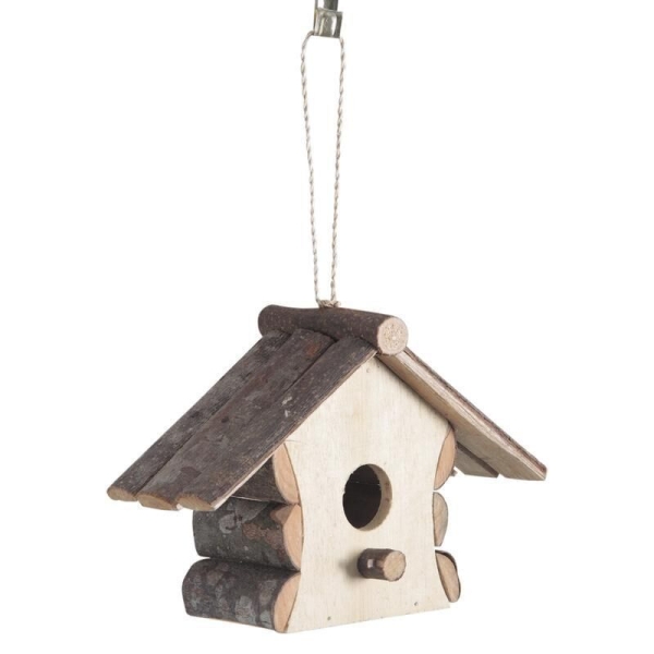 Nichoir maison en bois 18 cm