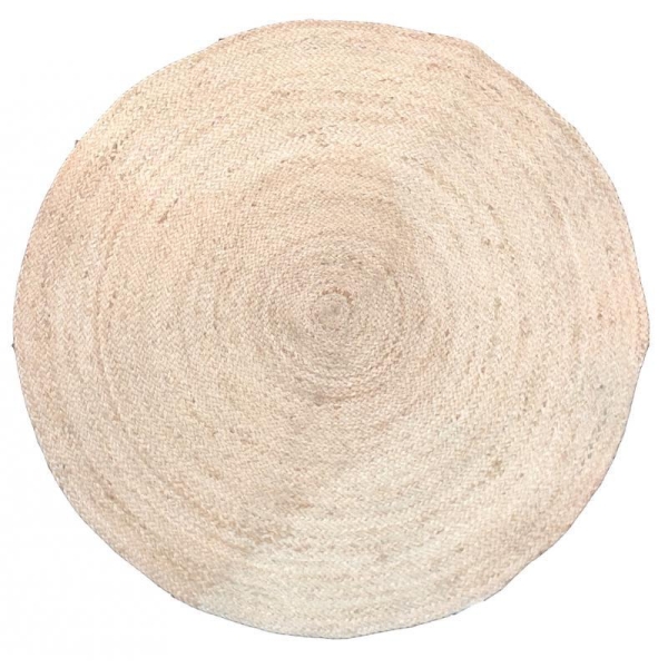 Tapis rond Jute naturelle Diam 90 cm