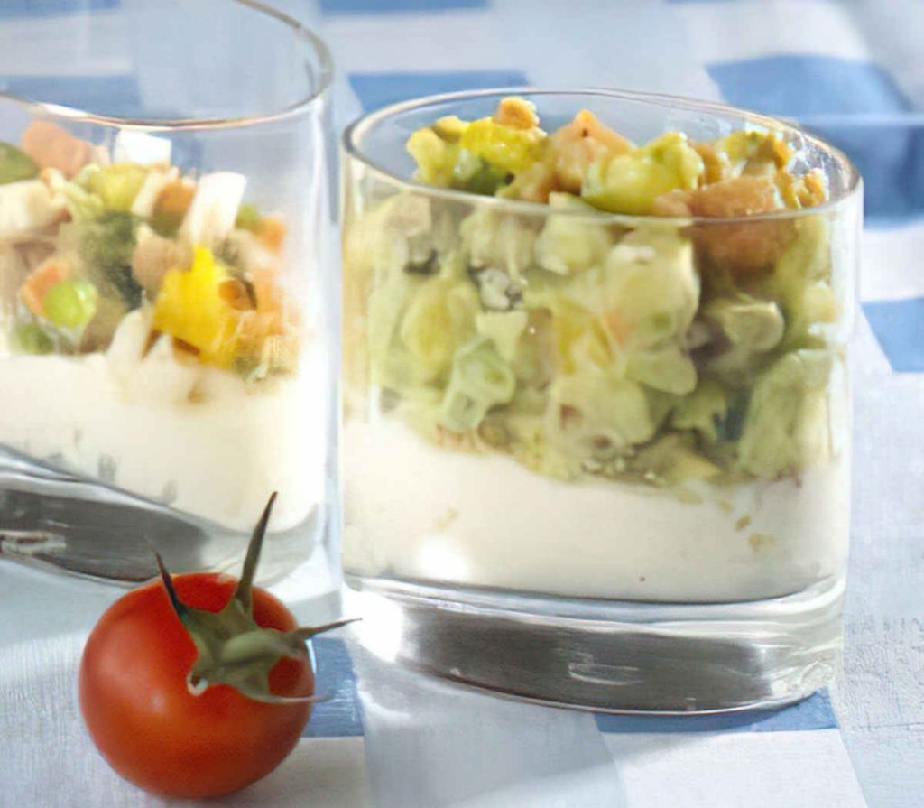 Tartare de légumes à la Brousse