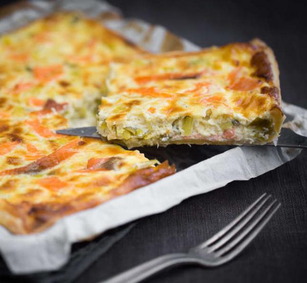 Tarte Aux Poireaux Et Au Saumon Fum La Belle Recette