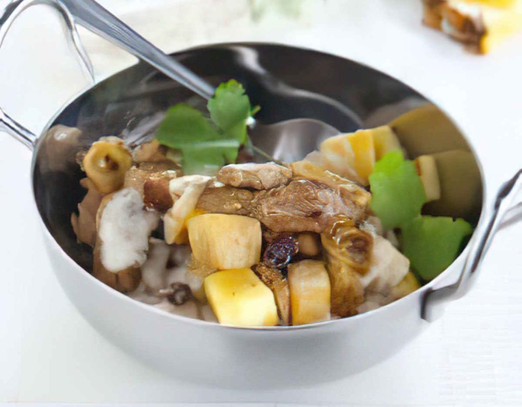 Recette de wok agneau ananas noix de coco