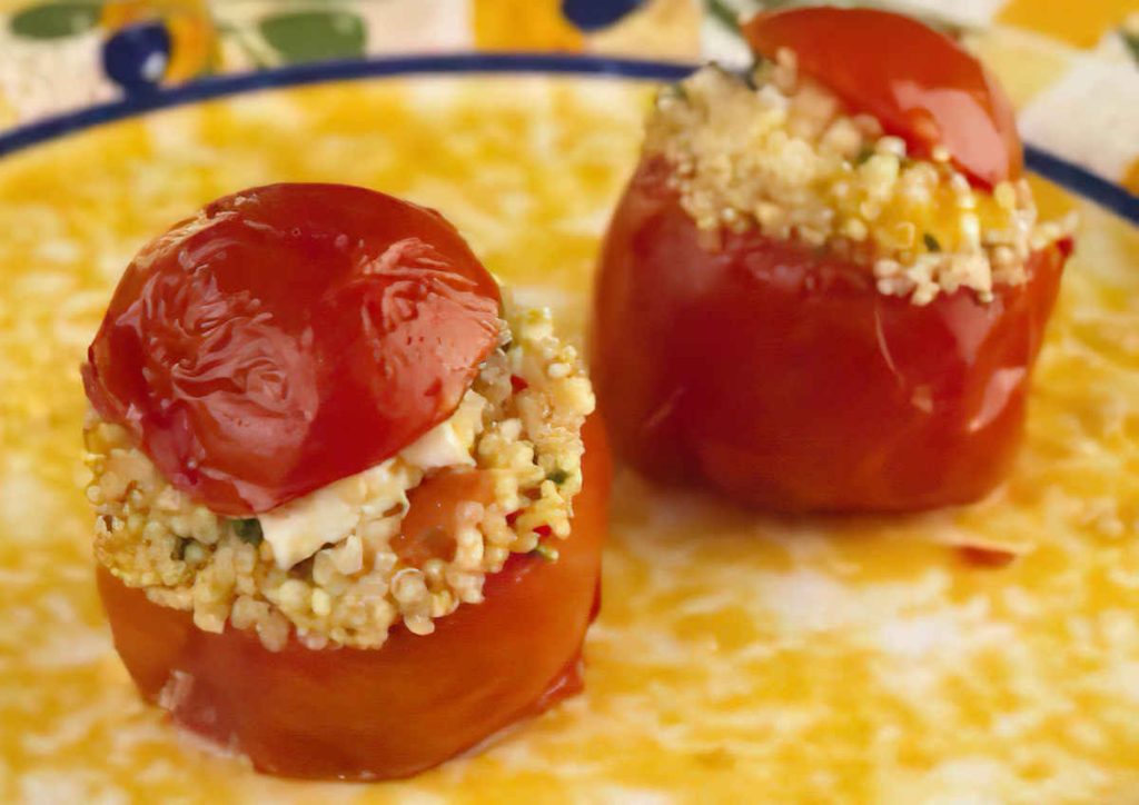 Recette tomates farcies quinoa légumes