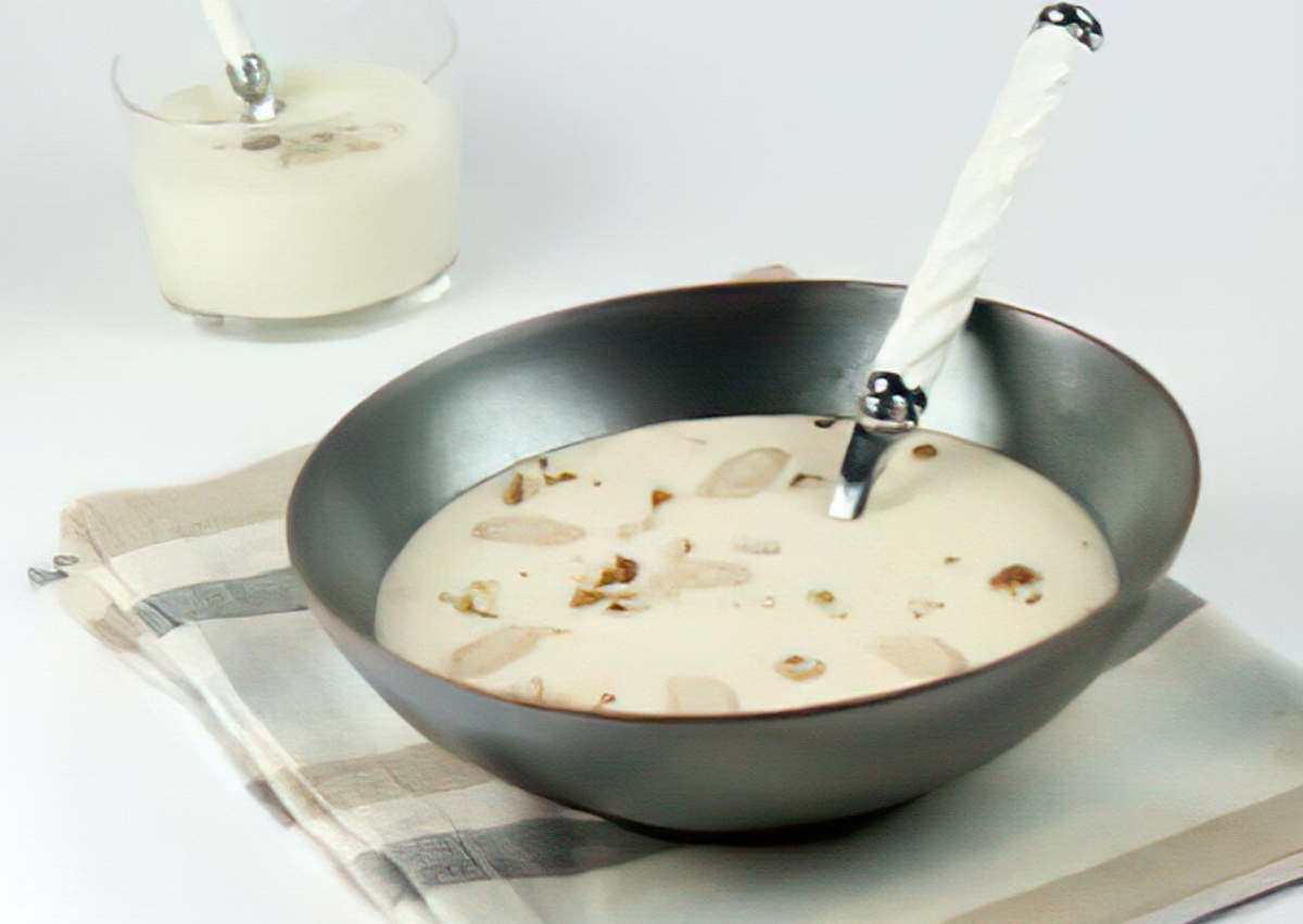 Crème de haricot tarbais à l'huile de noisette recette